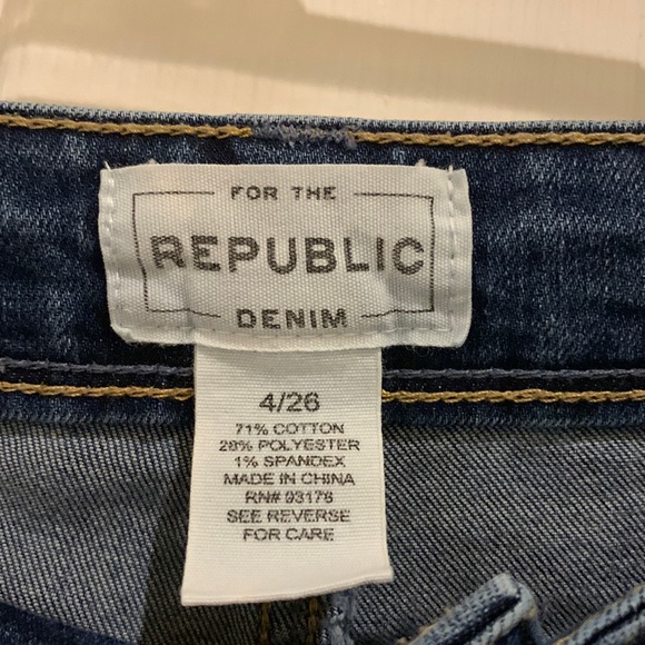 Womens For The Republic Denim Jeans - Picture 3 of 4